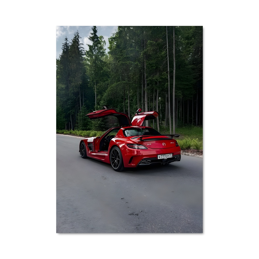 Poster impressionnant Sls amg black series